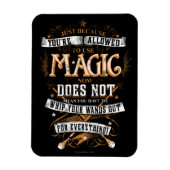 Harry Potter Spell | Alleen omdat je bent toegelat Magneet (Verticaal)