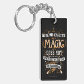 Harry Potter Spell | Alleen omdat je bent toegelat Sleutelhanger (Voorkant Links)