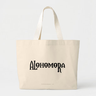 Harry Potter Spell   Alohomora Grote Tote Bag
