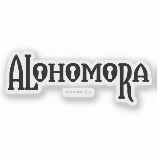 Harry Potter Spell | Alohomora Sticker (Voorkant)