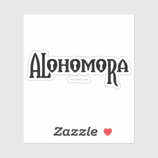 Harry Potter Spell | Alohomora Sticker (Vel)
