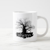 Harry Potter Spell | Altijd citeren Silhouette Grote Koffiekop (Rechts)