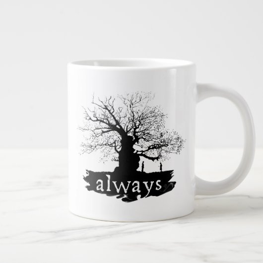 Harry Potter Spell | Altijd citeren Silhouette Grote Koffiekop (Rechts)