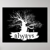Harry Potter Spell | Altijd citeren Silhouette Poster (Voorkant)