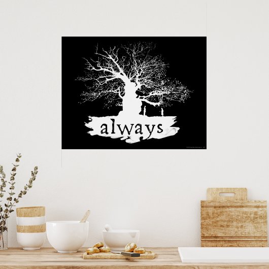 Harry Potter Spell | Altijd citeren Silhouette Poster (Keuken)