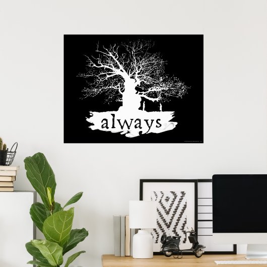 Harry Potter Spell | Altijd citeren Silhouette Poster (Thuiskantoor)