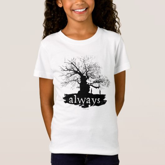 Harry Potter Spell | Altijd citeren Silhouette T-shirt (Voorkant)