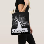 Harry Potter Spell | Altijd citeren Silhouette Tote Bag (Dichtbij)