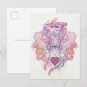 Harry Potter Spell | Altijd Doe Patronus Briefkaart (Voorkant / Achterkant)