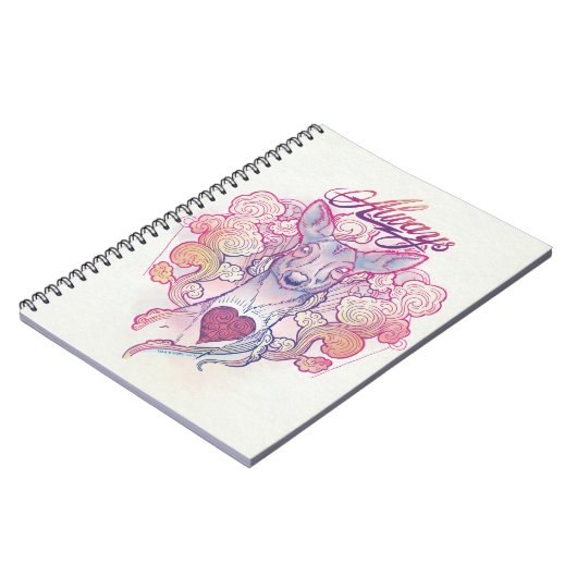 Harry Potter Spell | Altijd Doe Patronus Notitieboek (Linkerzijde)