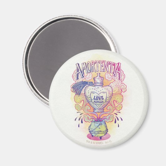Harry Potter Spell | Amortentia Love Potion Flesje Magneet (Voorkant / Achterkant)