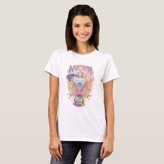 Harry Potter Spell | Amortentia Love Potion Flesje T-shirt (Voorkant volledig)