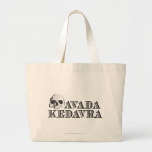 Harry Potter Spell   Avada Kedavra Grote Tote Bag