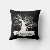 Harry Potter Spell | citeert altijd Silhouet Kussen (Achterkant)