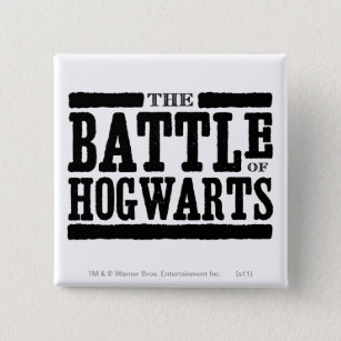 Harry Potter Spell   De strijd tegen Hogwarts Vierkante Button 5,1 Cm