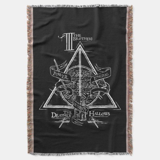 Harry Potter Spell | DEATHLY HALLOWS Graphic Deken (Voorkant Verticaal)