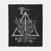 Harry Potter Spell | DEATHLY HALLOWS Graphic Fleece Deken (Voorkant)