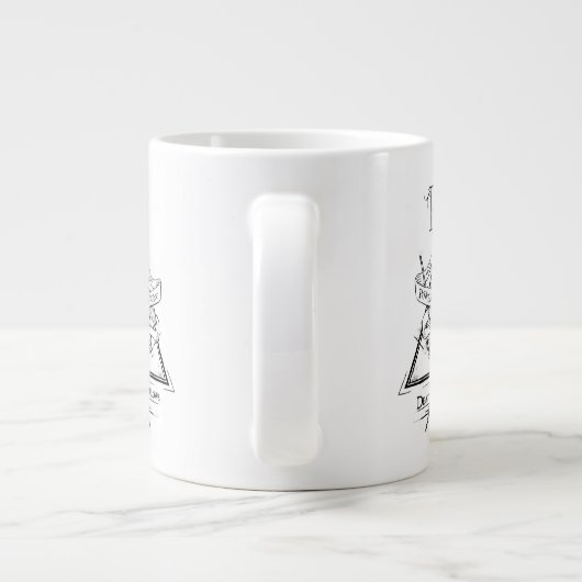 Harry Potter Spell | DEATHLY HALLOWS Graphic Grote Koffiekop (Achterkant)