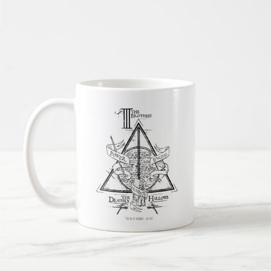Harry Potter Spell | DEATHLY HALLOWS Graphic Koffiemok (Links)