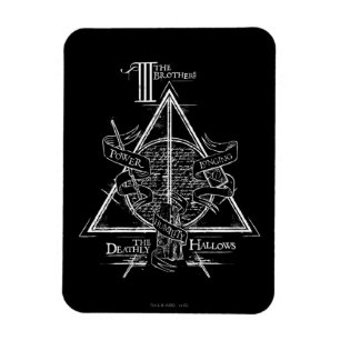 Harry Potter Spell   DEATHLY HALLOWS Graphic Magneet