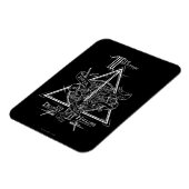 Harry Potter Spell | DEATHLY HALLOWS Graphic Magneet (Linkerzijde)