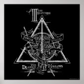 Harry Potter Spell | DEATHLY HALLOWS Graphic Poster (Voorkant)