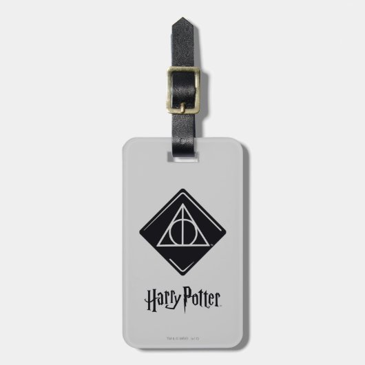 Harry Potter Spell | Deathly Hallows Icon Bagagelabel (Voorkant verticaal)