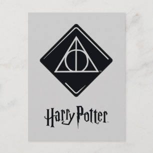 Harry Potter Spell   Deathly Hallows Icon Briefkaart