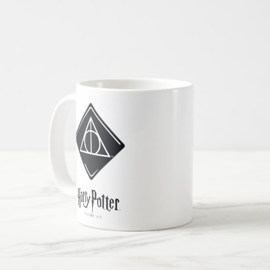 Harry Potter Spell | Deathly Hallows Icon Koffiemok (Voorkant links)