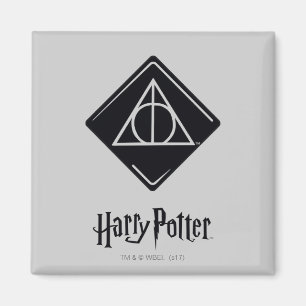 Harry Potter Spell   Deathly Hallows Icon Magneet