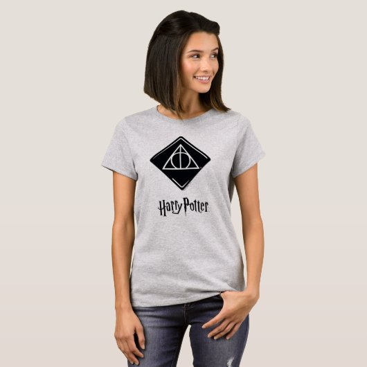 Harry Potter Spell | Deathly Hallows Icon T-shirt (Voorkant volledig)