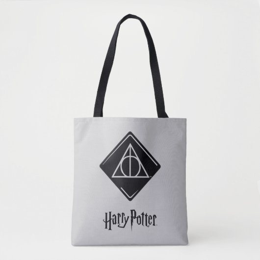 Harry Potter Spell | Deathly Hallows Icon Tote Bag (Voorkant)