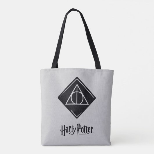Harry Potter Spell | Deathly Hallows Icon Tote Bag (Achterkant)