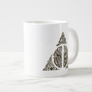 Harry Potter Spell   DEATHLY HALLOWS Typography Gr Grote Koffiekop