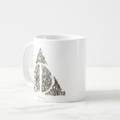 Harry Potter Spell | DEATHLY HALLOWS Typography Gr Koffiemok (Voorkant links)