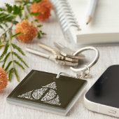 Harry Potter Spell | DEATHLY HALLOWS Typography Gr Sleutelhanger (Voorkant Rechts)