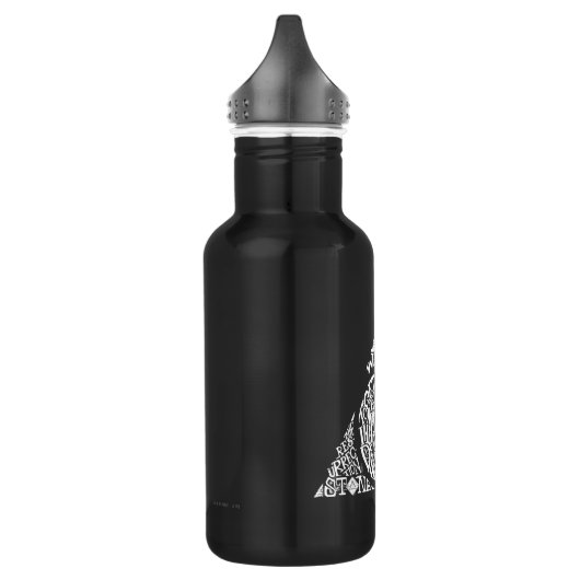 Harry Potter Spell | DEATHLY HALLOWS Typography Gr Waterfles (Links)