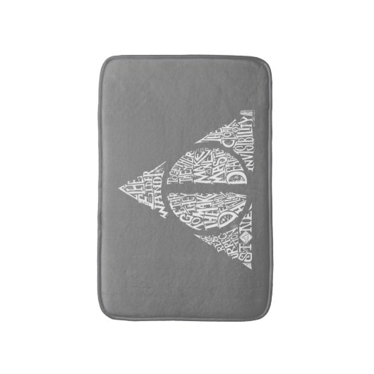 Harry Potter Spell | DODEADELIJKE HALLOWS 2 Badmat (Voorkant Verticaal)