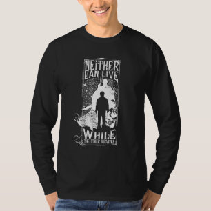 Harry Potter Spell   Geen van beide kan leven T-shirt