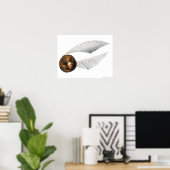Harry Potter Spell | Golden Snitch Poster (Thuiskantoor)