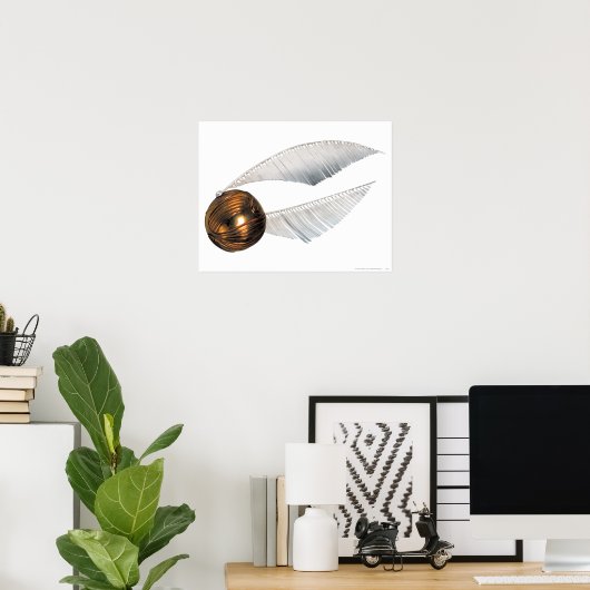 Harry Potter Spell | Golden Snitch Poster (Thuiskantoor)