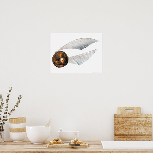 Harry Potter Spell | Golden Snitch Poster (Keuken)