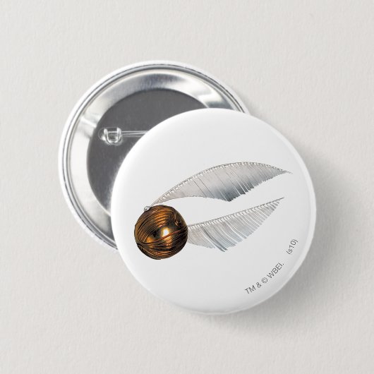 Harry Potter Spell | Golden Snitch Ronde Button 5,7 Cm (Voorkant /achterkant)