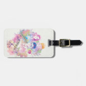 Harry Potter Spell | Harry, Hermione en Ron Waterc Bagagelabel (Voorkant horizontaal)