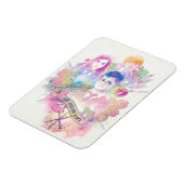 Harry Potter Spell | Harry, Hermione en Ron Waterc Magneet (Linkerzijde)