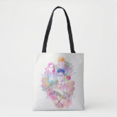 Harry Potter Spell | Harry, Hermione en Ron Waterc Tote Bag (Voorkant)