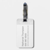 Harry Potter Spell | Harry's Wand Infographic Bagagelabel (Achterkant verticaal)