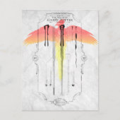 Harry Potter Spell | Harry's Wand Infographic Briefkaart (Voorkant)