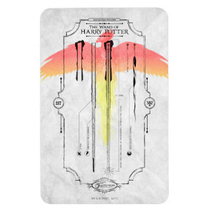 Harry Potter Spell   Harry's Wand Infographic Magneet
