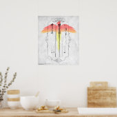 Harry Potter Spell | Harry's Wand Infographic Poster (Keuken)